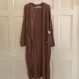 Free People Brown Long Robe